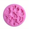 1pc Silicone Cute Animal Shaped Molds Perfect for Craft Clay Mold