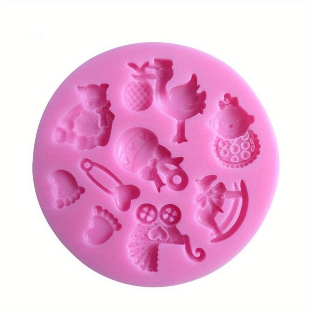 1pc Silicone Cute Animal Shaped Molds Perfect for Craft Clay Mold