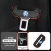 Valve Stems Caps Car Seat Belt Buckle Protector Scratch Resistant Accessories For Volkswagen VW Golf 4 5 6 7 Polo Jetta Sagitar LB0