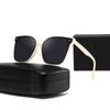 Women's Retro Korean Style Slimming White Sunglasses & Men's Polarized Sunglasses