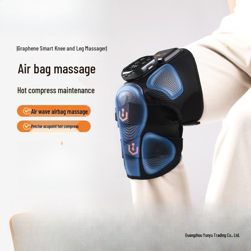 

Graphene Heated Knee Brace Massager: Physiotherapy Hot Compress Device for Joint Relief Small