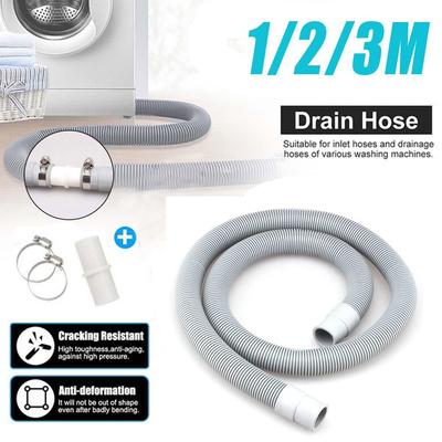 Plastic Dishwasher Bathroom Accessory Washing Machine Extension Pipe Sink Plumbing Hoses Drain Hose