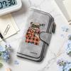 Cute Pug Print Long Wallet Fashion Casual Portable Card Holder Functional Daily Purses