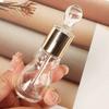 1Pc Refillable Transparent Glass Essential Oil Perfume Bottle, 12ml Mini Sample Vial, DIY Decoration, No Scent,