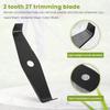 9-inch 2-tooth 2T Lawn Mower Blade, Bite Blade, Lawn Mower, Garden Lawn Cutting Blade, Garden Tool Accessories