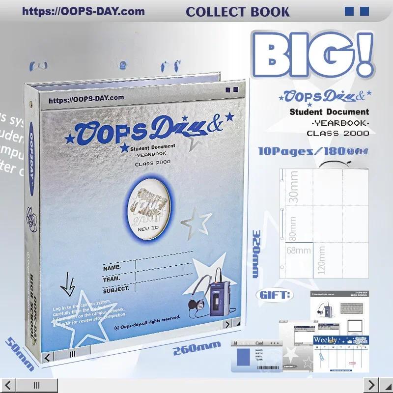 Shiny Silver Photocard Album with 180 Pockets Retro Y2k Style Photo Binder 3 Inch Kpop Idol Small Card Collection Book 2025 New