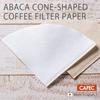 CAFEC Sanyo Sangyo Coffee Filters, White, 2-4 Cups, Abaca, Cone-Shaped, 100 Filters