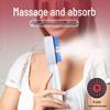 Electric EMS Microcurrent Comb with Red and Blue Light for Cross-border Massage and Liquid Application