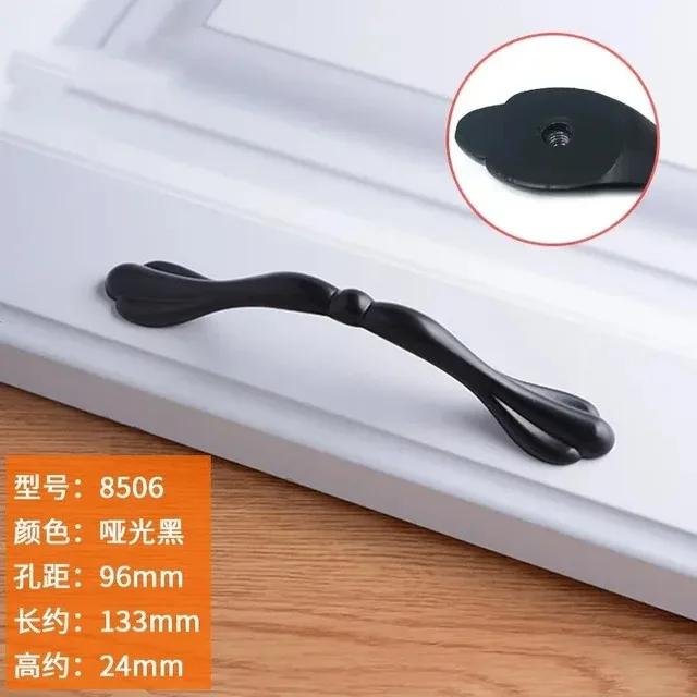 Schwarze Griffe Möbel Schrankknöpfe Muebles Griffe Küchenschubladenknöpfe Schrankgriffe Schrankknöpfe