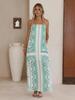 Versatile Linen Print Sling Dress – Casual, Stylish, and Comfortable for Any Occasion