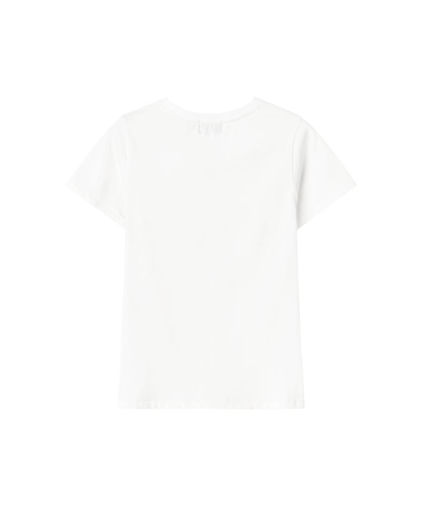 WELLBEING EXPRESS Flower Tattoo Tee White