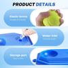Tennis Training Base with Ball and Elastic Cord Durable Square-Shaped Design for Solo Practice and Skill Improvement
