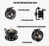 New Fly Fishing Reel 75mm Size Interchangeable Large Arbor Alloy Aluminum CNC Machine Casting For Fly Fishing Wheel Accessories