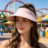 Sun Protection Hat Empty Top Design Foldable Outdoor Travel Summer Beach Cap Adjustable UV Protection Sport Sun