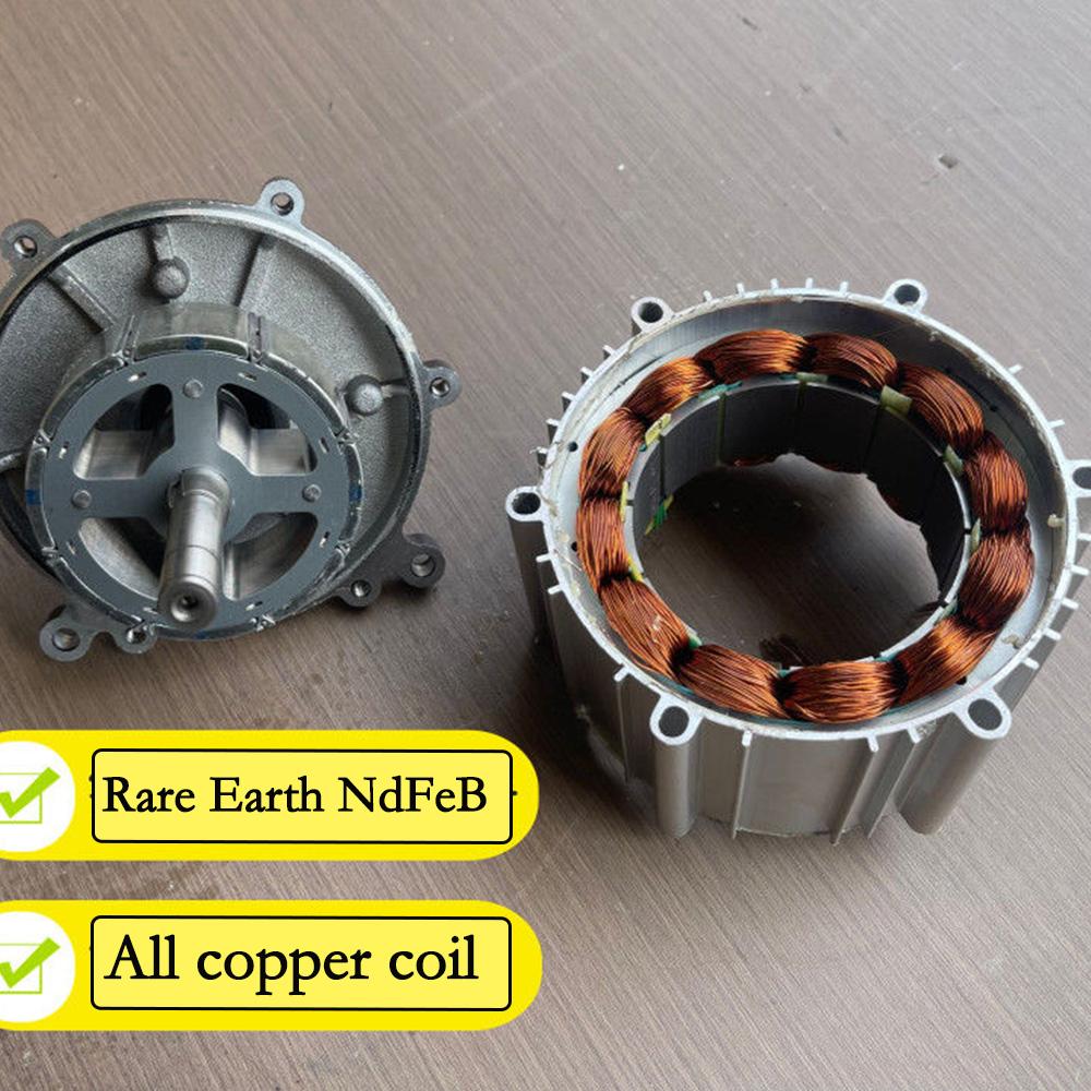 Generatore Alternatore Dinamo a Magneti Permanenti 3KW 4KW 12V 24V DC 220V Monofase Energia Nuova Potenza Per Illuminazione Domestica Barca