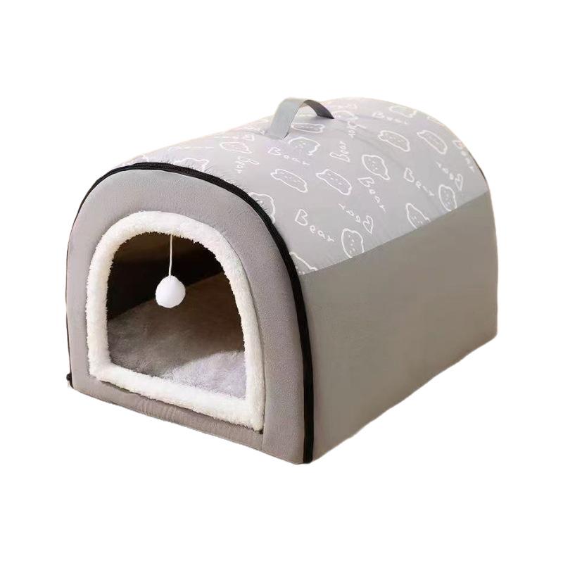 Washable Large Dog Mat - Winter Warm Doghouse Kennel Bed for Large Breeds