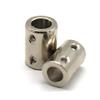 Accouplement rigide d'arbre en acier 45#, Accouplement droit de même diamètre 12mm/14mm pour moteurs et projets DIY