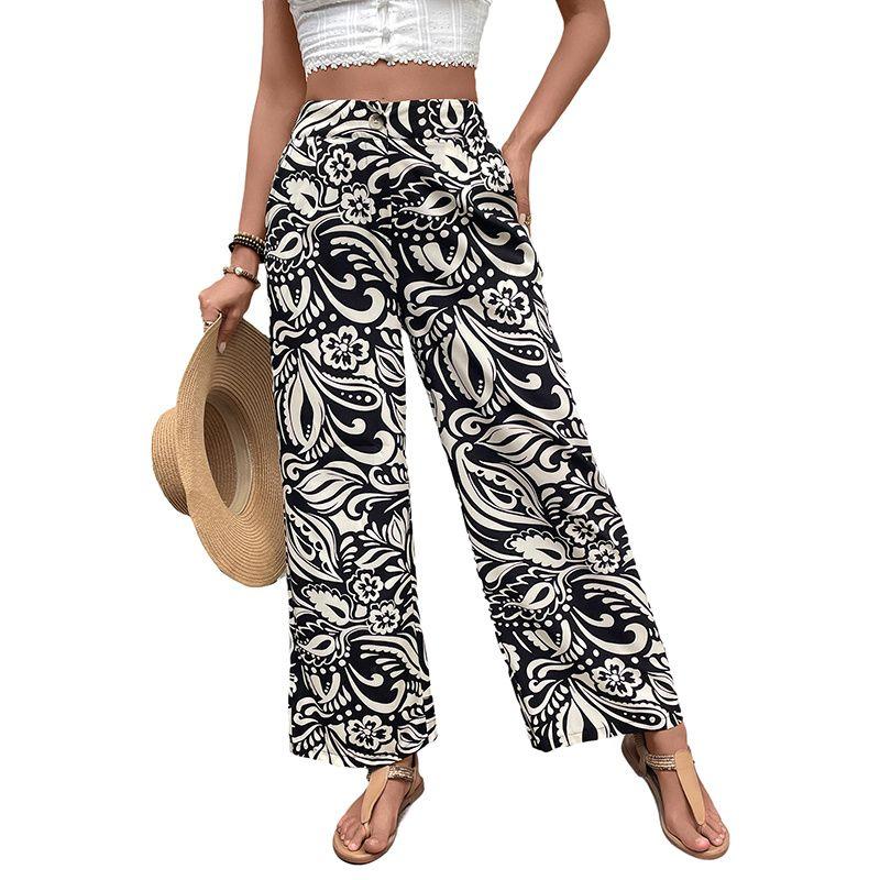 Spring Summer Women Trousers Print Ladies Pants Spring/Summer Fashion Pants women