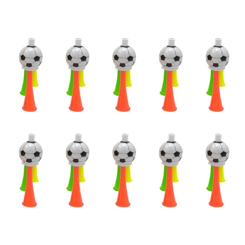 

10PCS Plastic Vuvuzela Horns Random Color Trumpets For Soccer Game Celebration And Outdoor Festivals S