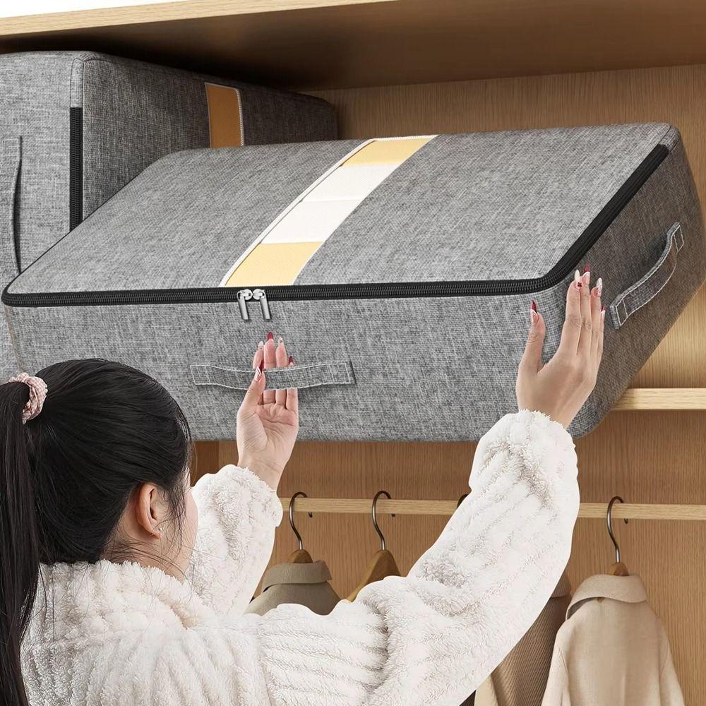 Clear Window Clothing Storage Bag Large Capacity Clothing Classification Bag For Bedroom