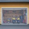 Pásková závěs PVC dveřní závěs 72" x 96" Chladicí box Mrazák Čirý plast