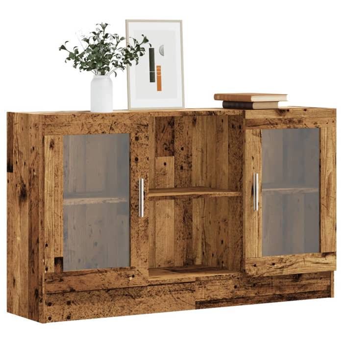 VidaXL Buffet vieux bois 120x30,5x70 cm bois d'ingénierie 856164