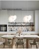 Designer Silk Pendant Light – Italian Loft Style for Duplex Living, Dining, Bedroom, Study – Creative and Artistic