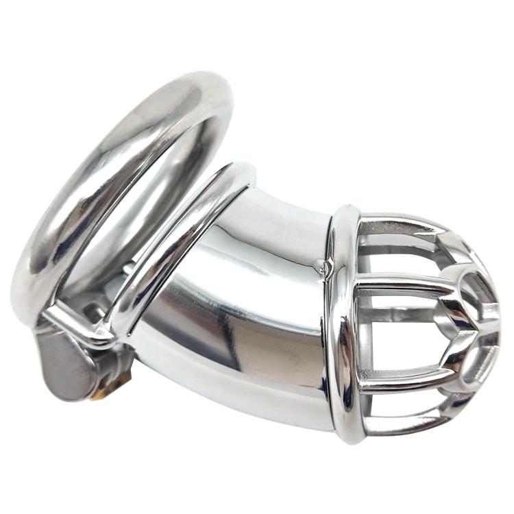FAAK Chastity Cage 7.3Cm 304stainless Steel Man Chastity Lock Penis Cage Chastity Device in Sex Product for Male