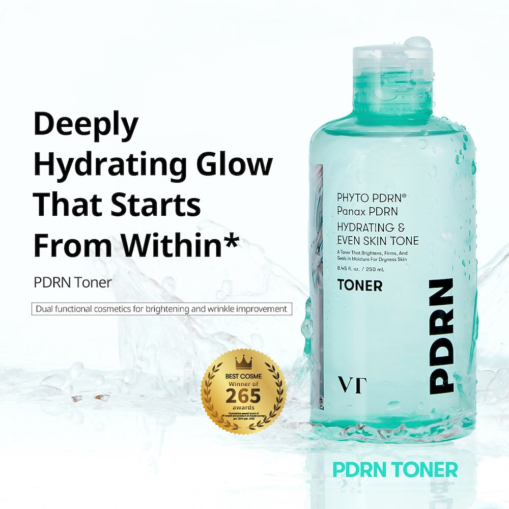 VT Cosmetics PDRN Toner, 250ml