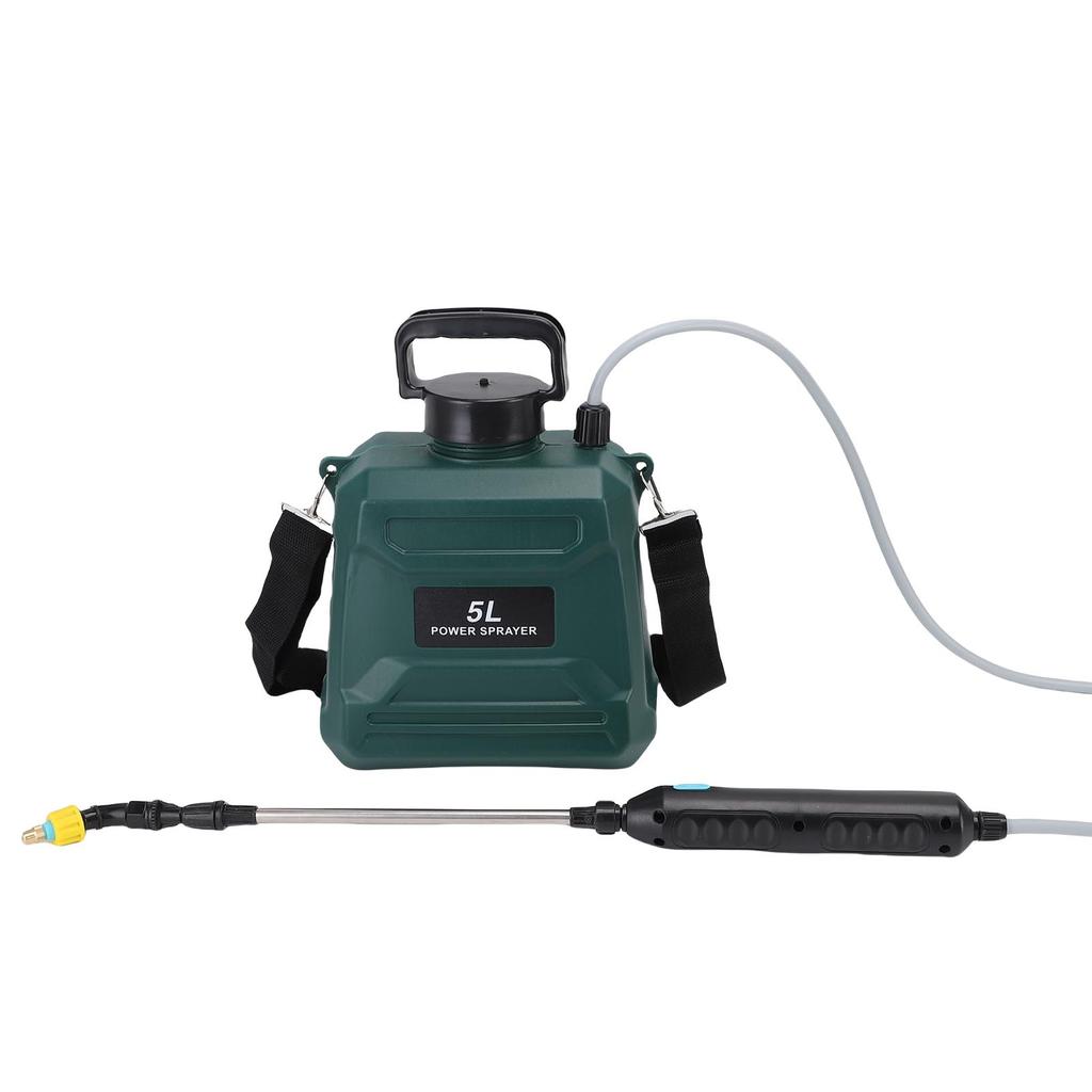 Gartensprühgerät 5L Hohe Effizienz   Akku-Laufzeit Elektrisches Sprühgerät mit Düsen Einziehbarer Stiel zur Reinigung Unkrautbekämpfung