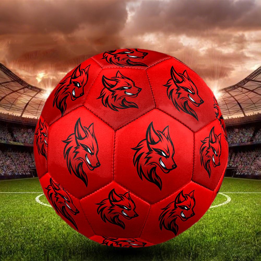 1PC Fox Logo Soccer Ball Size 5 Football Machine Sewn Indoor/Outdoor Universal Football Surprise Collection n96