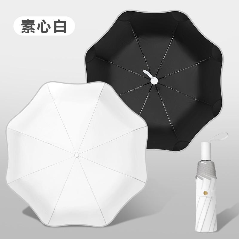 Fully automatic three-fold vinyl rounded corners, automatic opening and closing, folding umbrella hemming can be