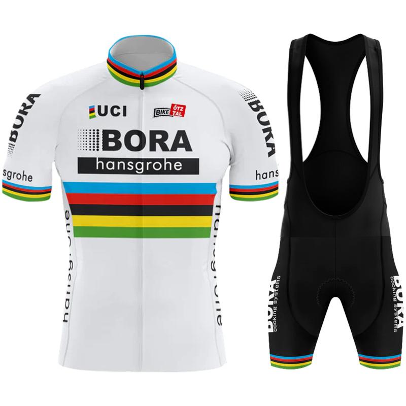 Pánská cyklistická bunda Horský bike 2026 UCI BORA Oblečení Pánské sety Letní dres Tričko Kolo Mtb Tricuta Pánský outfit Set Kalhoty