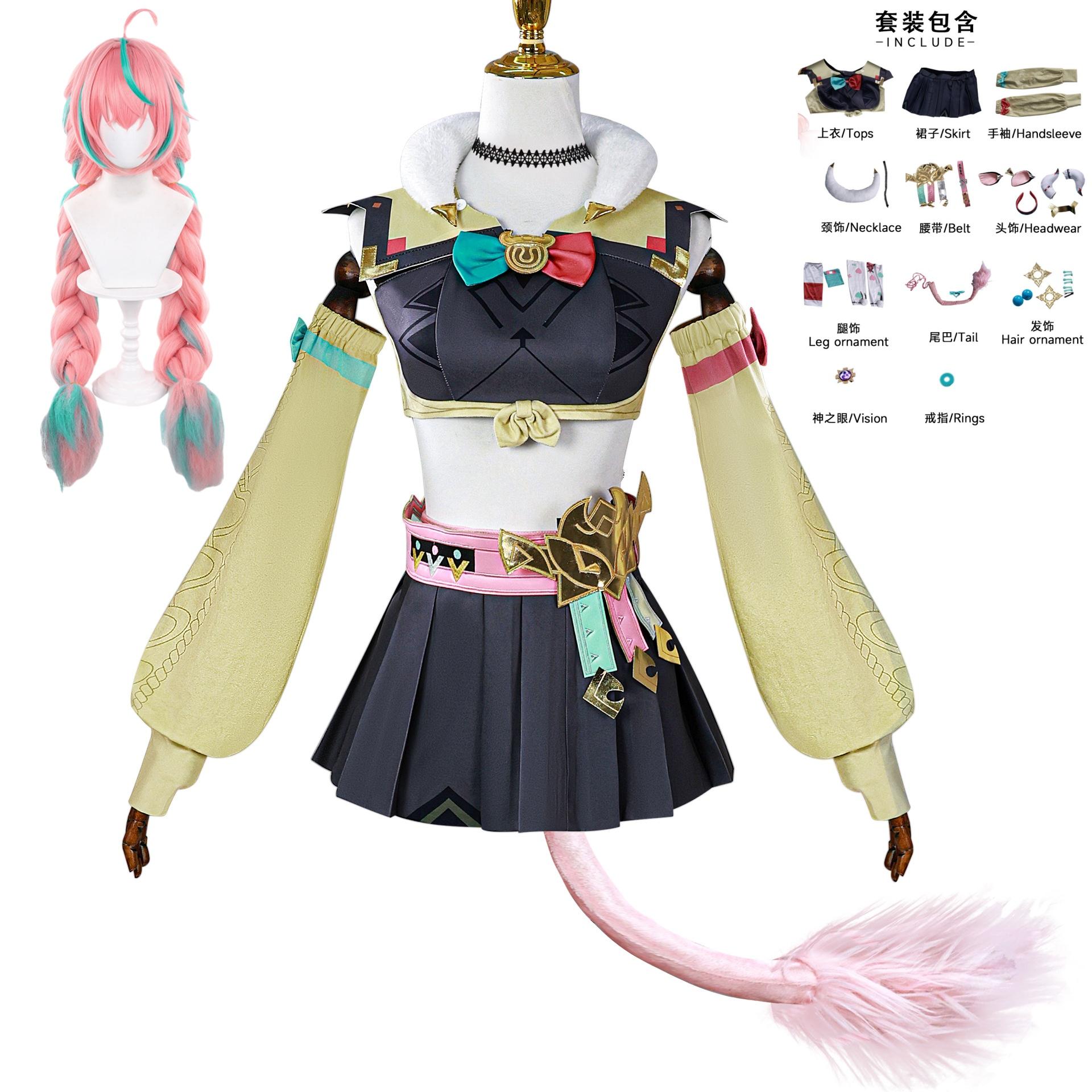 Varesa Cosplay Game Genshin Impact Costume