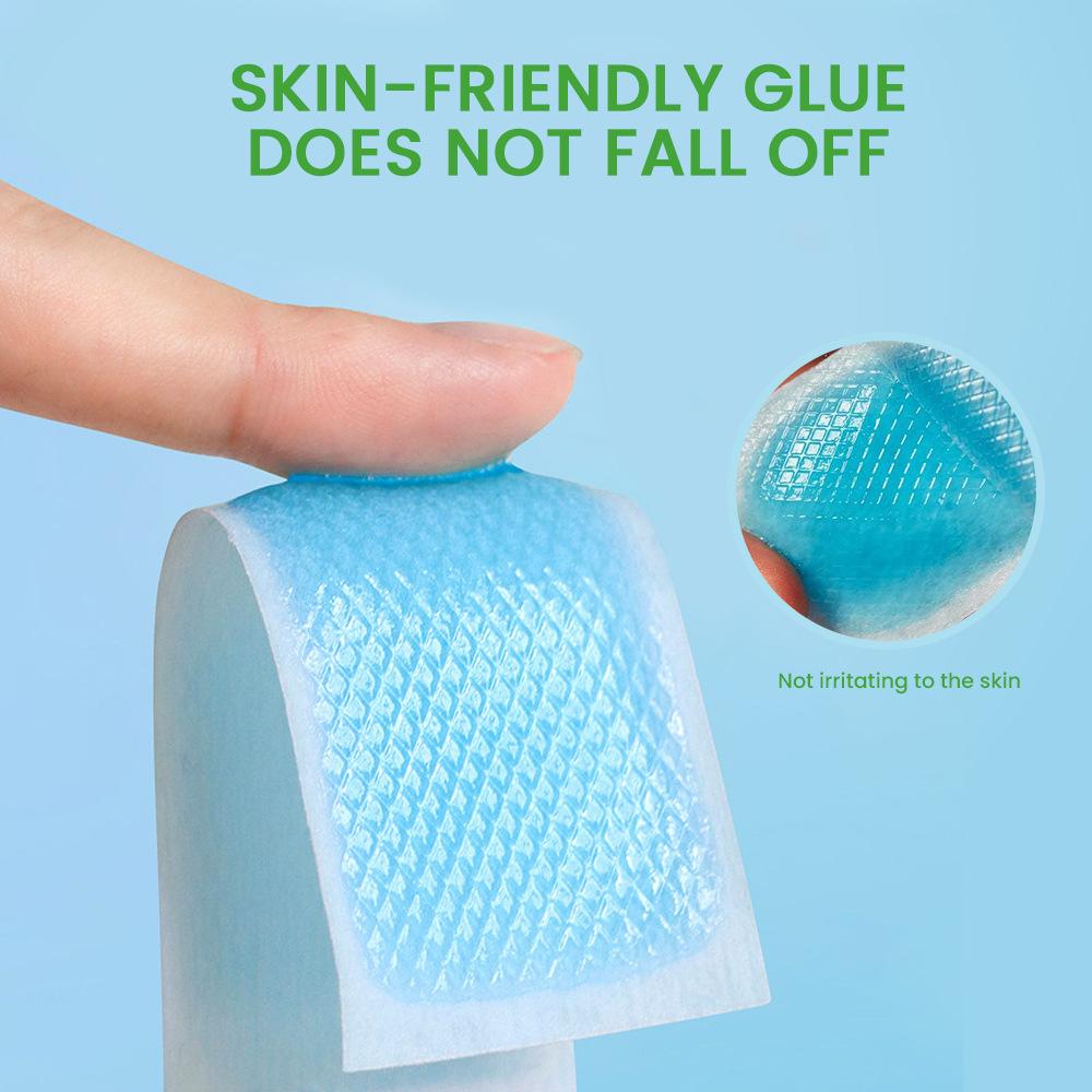 Sumifun 14/35/70 Pcs Cool Cold Gel Forehead Sticker Relieved Fever Discomfort Bring Cool Sense Preventing Heatstroke Outdoors Summer Patch