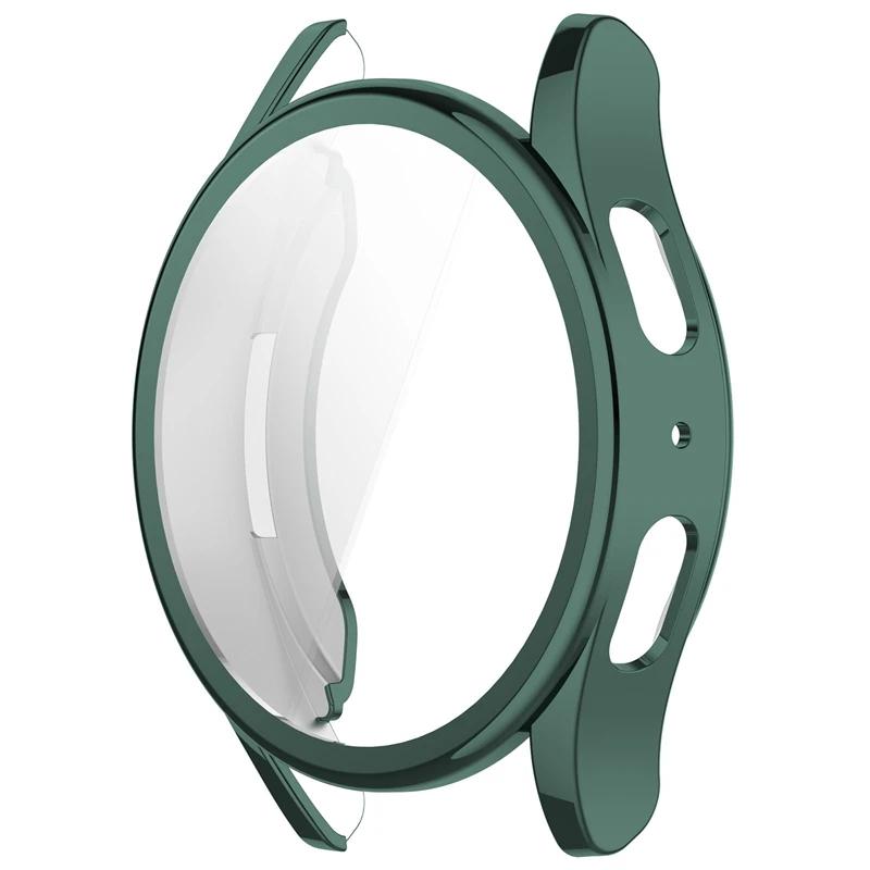 Silicone TPU Case Glass For Samsung Galaxy Watch 7 40mm 44mm Full Cover Screen Protector Bumper for Watch7 44mm 40mm Cover Shell