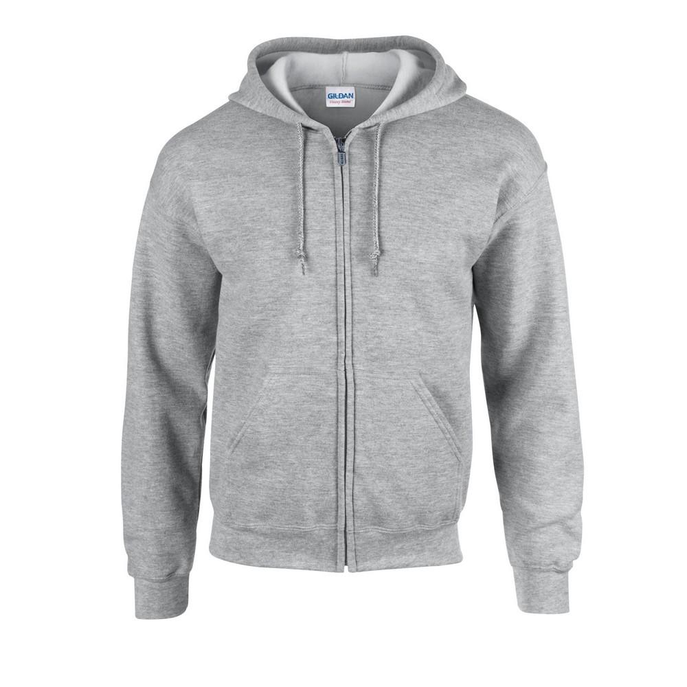 Gildan Heren Heavy Blend Hoodie met Volledige Rits M