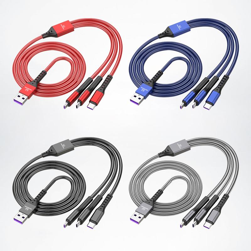 Car 3 In 1 100w Fast Charging Type C Usb Data Cable For Honda Pilot Odyssey Civic HR-V Prologue ZR-V Passport Fit Freed WR-V Ny1 ajj256