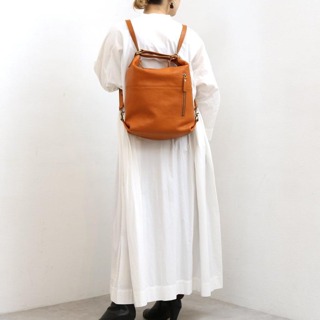 Atlanta Women's Medium 2-Way Leather Backpack, Size 32-00-00002