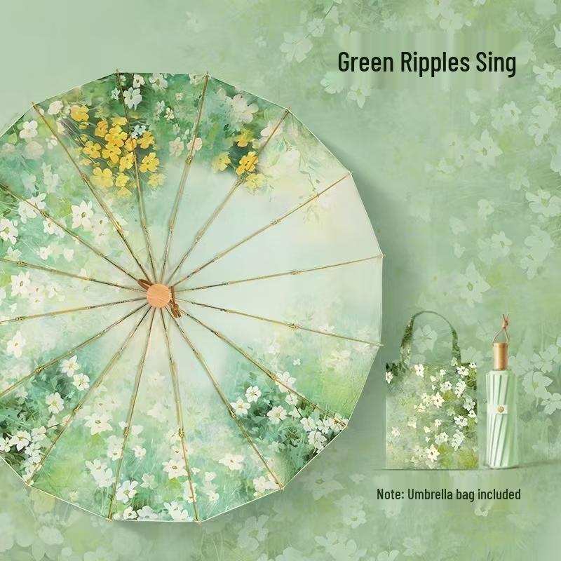 Banyuren 16-Rib Windproof UV Protection Umbrella