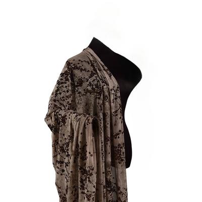 50cm/100cm Khaki Barva Pružná Brokátová Tie-dye Burnout Sametová Flokovaná Žakárová Látka pro DIY Šití Oblečení Šířka 158cm