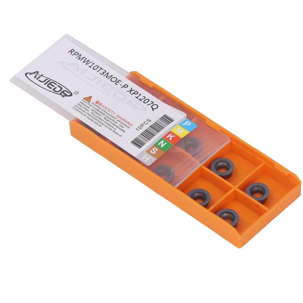 Buy 10Pcs Round Turning Inserts Coated Carbide Blades CNC Lathe Tools