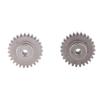 27T Motor Gear Replacement Accessory Fit for WLtoys 144001 1 14 Four Wheel Drive Alloy RC Car(White Brass )