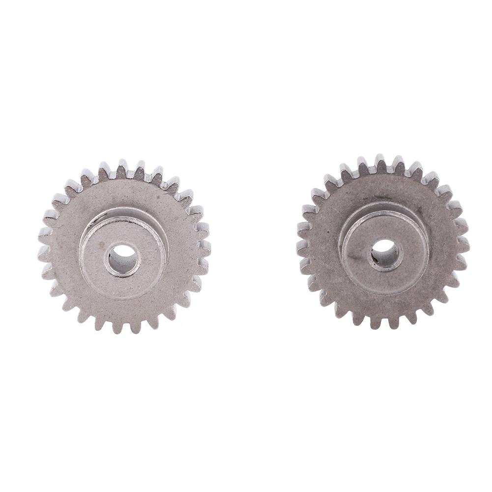 27T Motor Gear Replacement Accessory Fit for WLtoys 144001 1 14 Four Wheel Drive Alloy RC Car(White Brass )