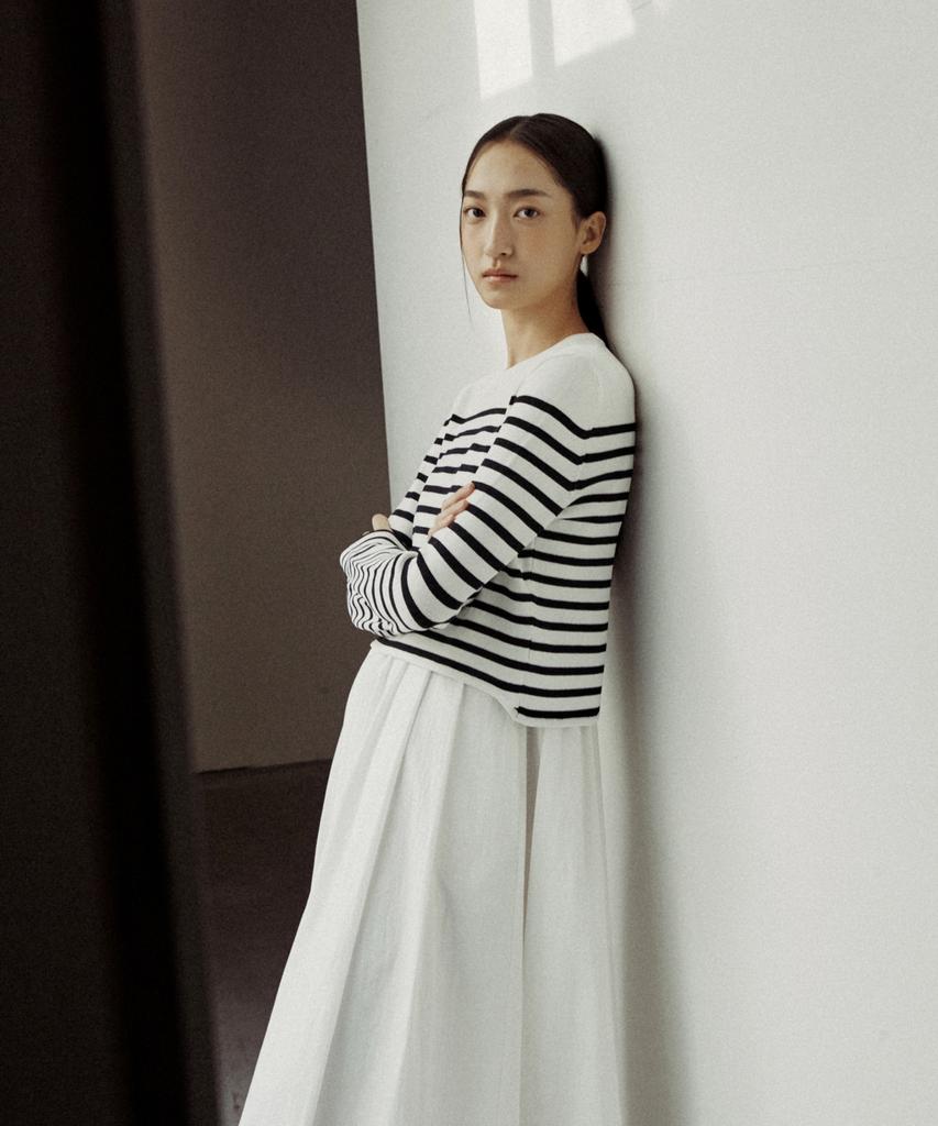 OCTETTE Marin Unbalance Crop Knit