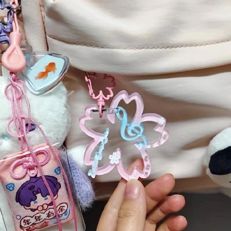 Portachiavi Ciondolo Fascino Floreale Elegante per Aggiungere Un Tocco di Dolcezza ai Tuoi Accessori di Moda Pezzi Decorativi