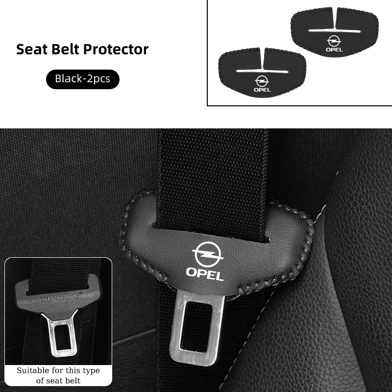 Anti Scratch Car Seat Belt Clip Protector Seatbelt Buckle Lock Cover For Opel Antara Zafira Meriva Mokka Grandland Ampera Vivaro