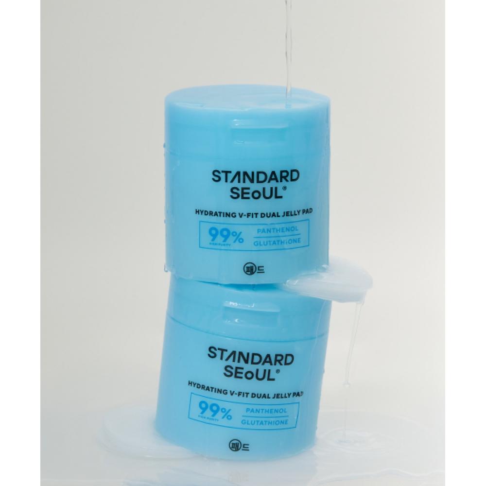 Standard Seoul [Idratazione Rapida Ricarica Rapida] V Fit Dual Jelly Pad Idratante 60 Fogli