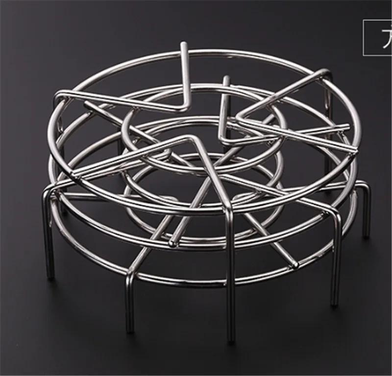 Stainless Steel Steamer Rack Multi-Purpose Steam Tray Stock Pot Steaming Tray Stand Kitchen Cookware rice cooker steaming rack