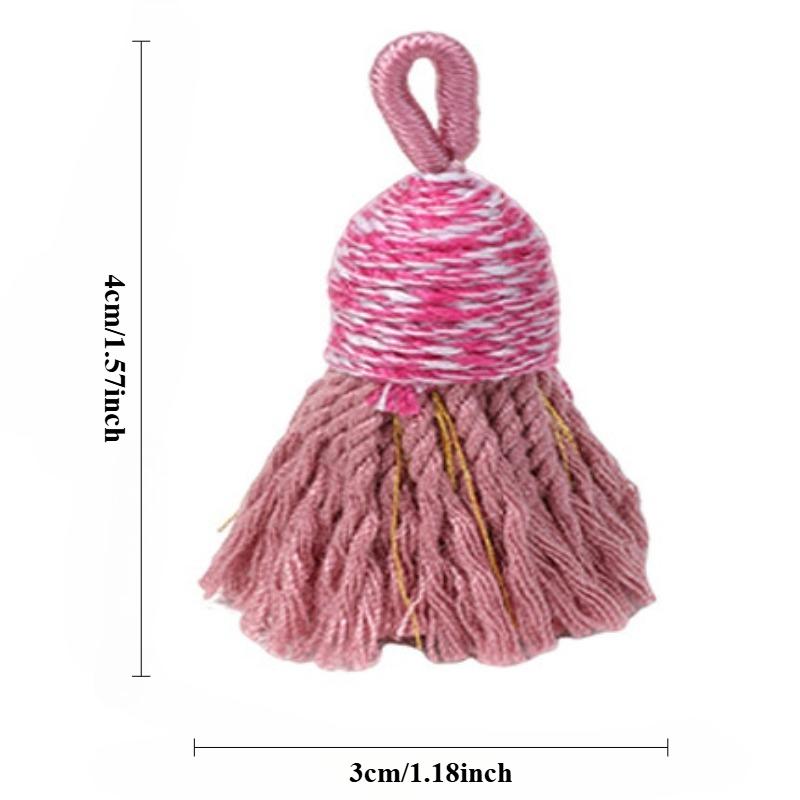 20pcs Bohemian Style Multicolor Thread Tassel Pendants - DIY Jewelry, Hair Accessories, Bag Charms, Phone Case Decorations